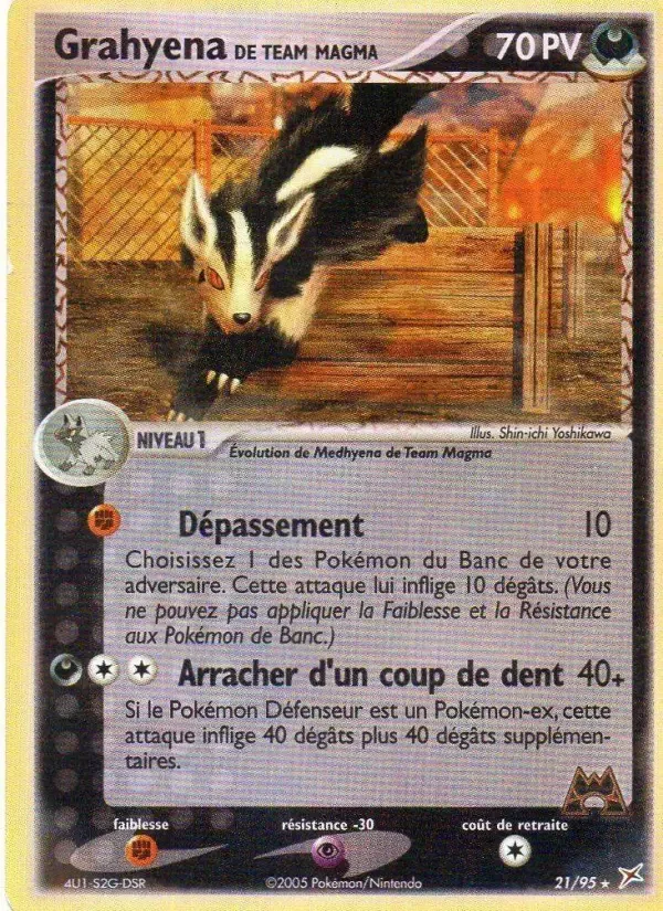 Carte Grahyena de Team Magma