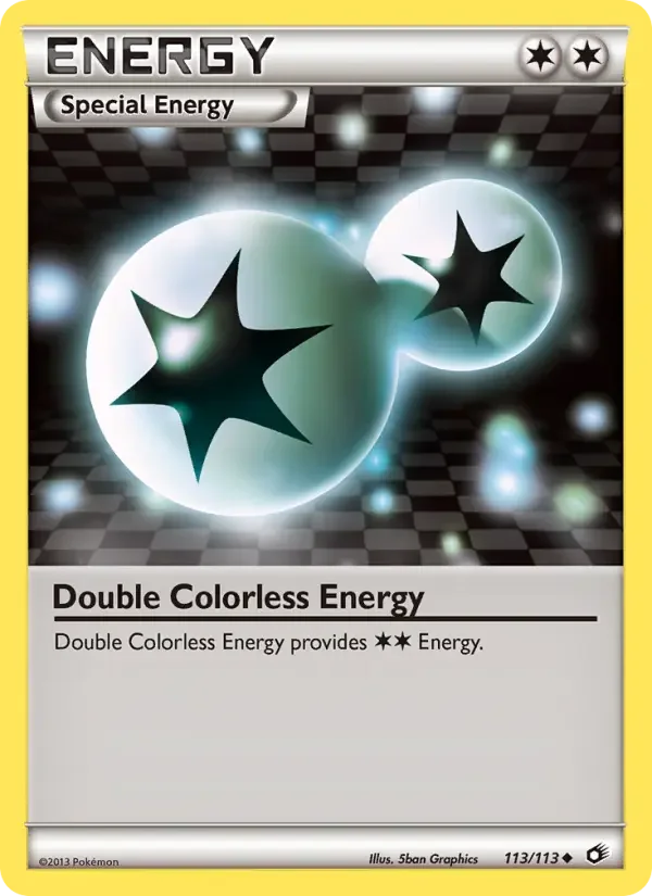 Carte Énergie Incolore Double