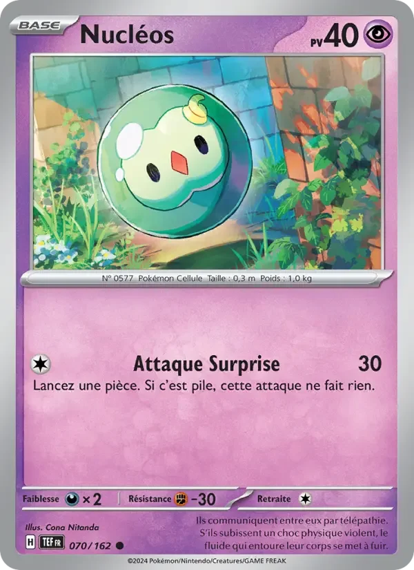 Carte Nucléos