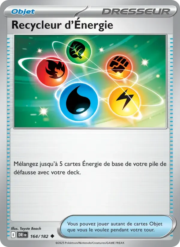 Carte Recycleur d'Énergie