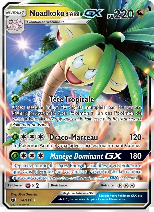 Carte Noadkoko d’Alola GX