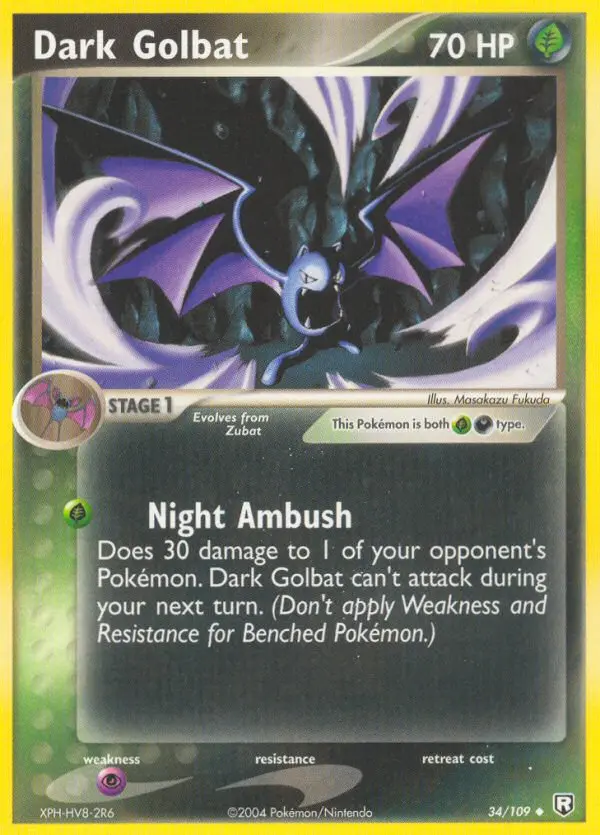 Carte Dark Golbat