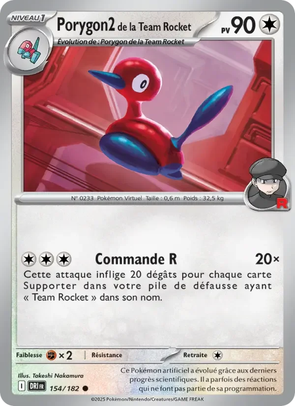 Carte Porygon2 de la Team Rocket