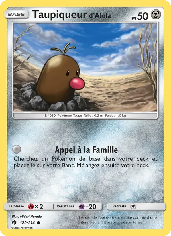 Carte Taupiqueur d’Alola
