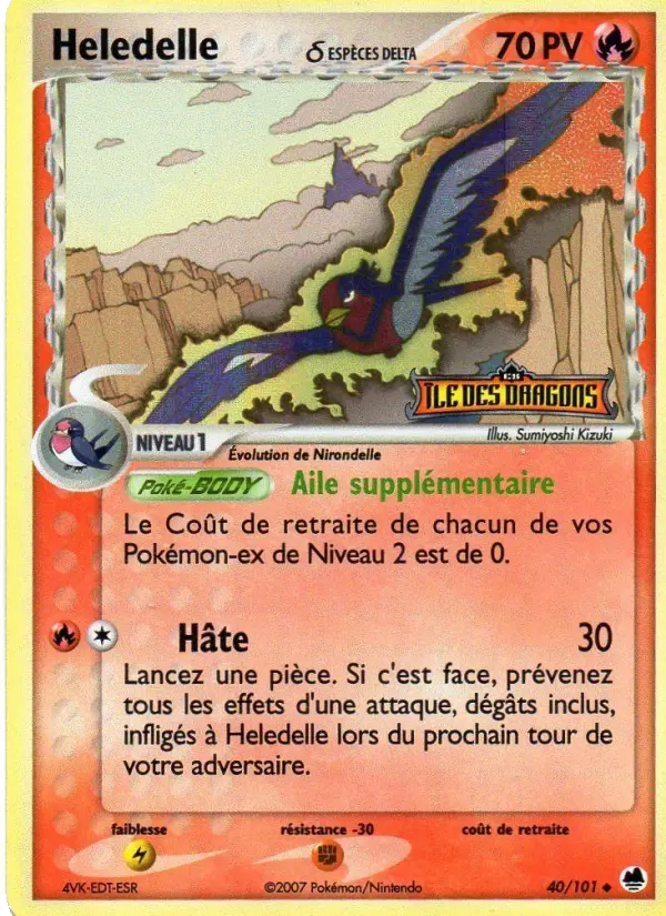 Carte Heledelle δ