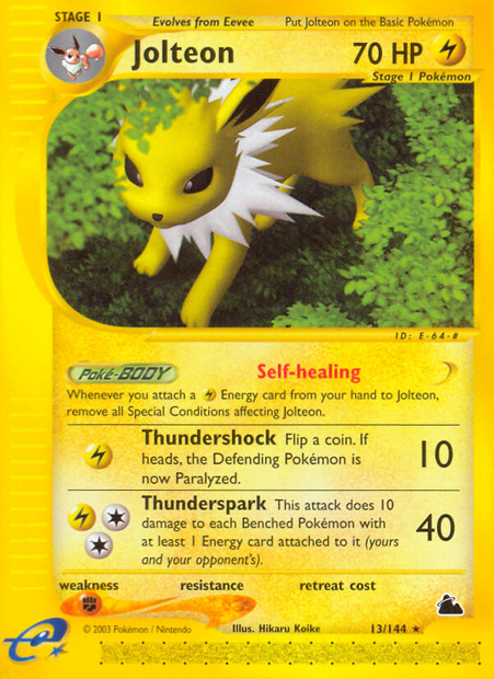 Carte Jolteon