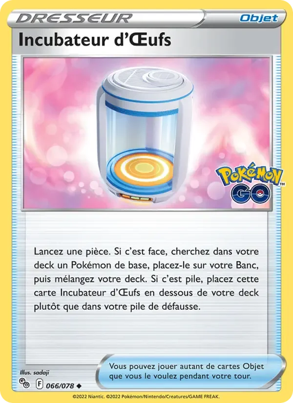 Carte Incubateur d'Œufs