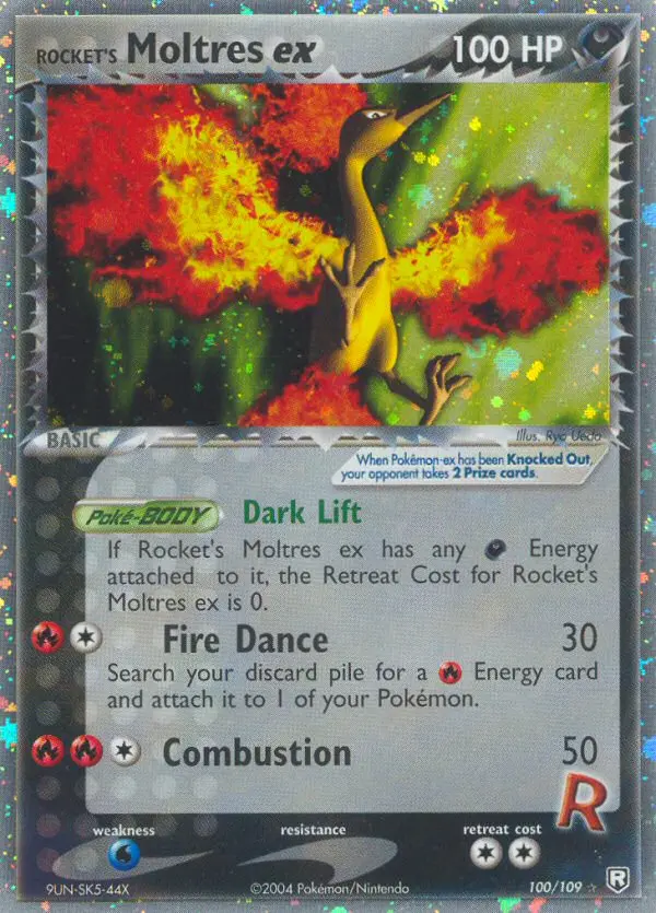Carte Rocket's Moltres ex