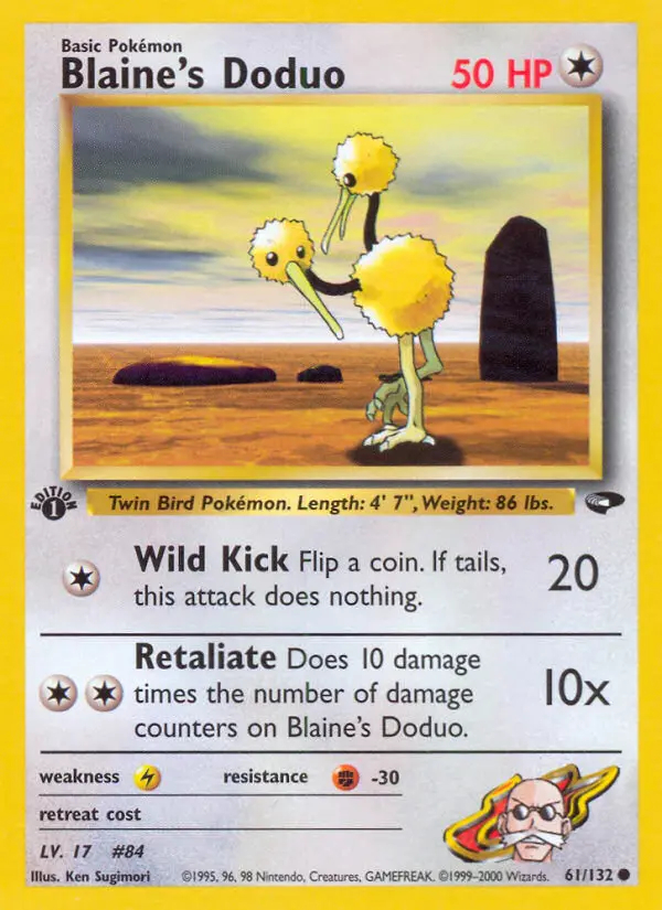 Carte Blaine's Doduo