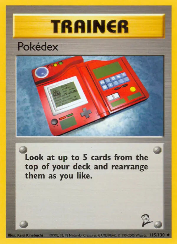 Carte Pokédex