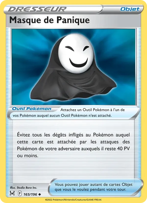 Carte Masque de Panique