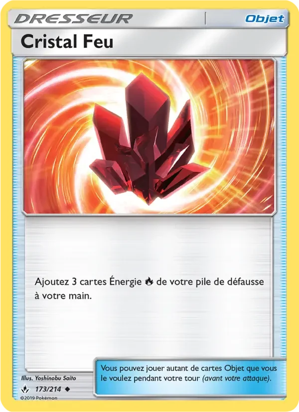 Carte Cristal Feu