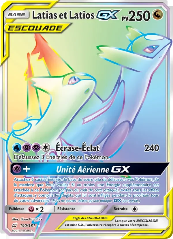 Carte Latias et Latios GX