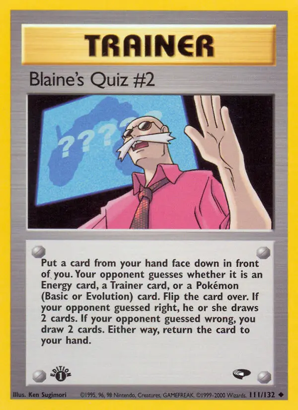 Carte Blaine's Quiz #2