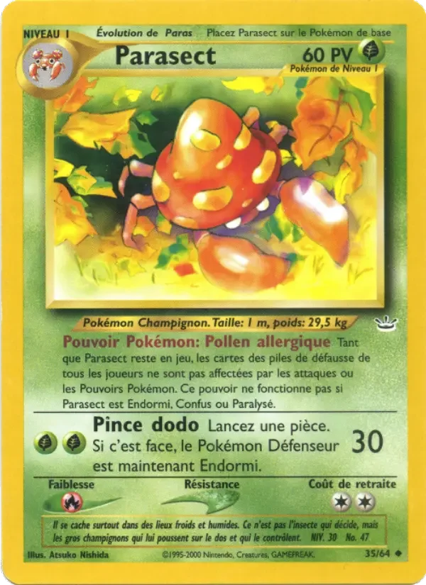 Carte Parasect