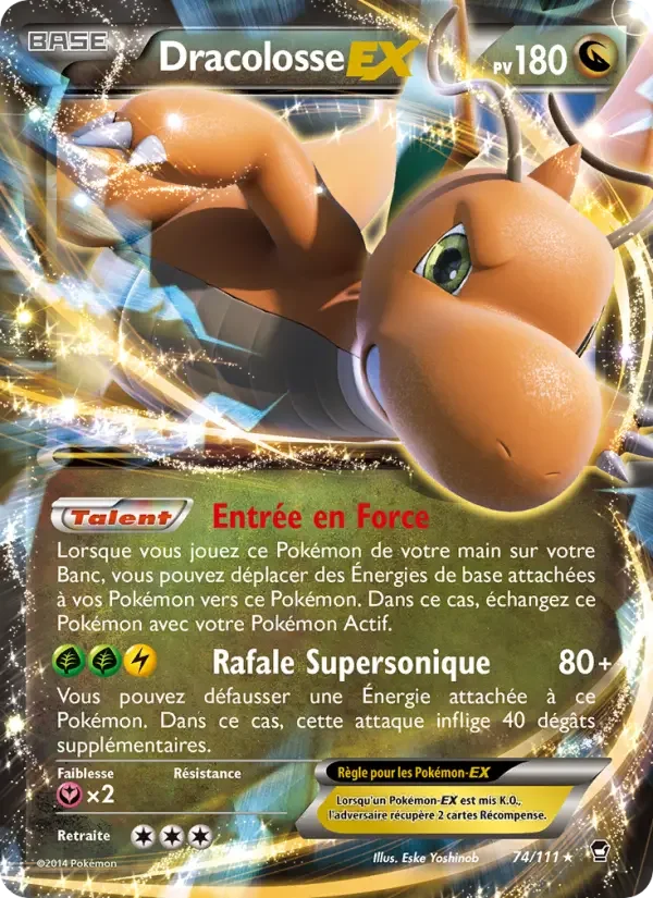 Carte Dracolosse EX