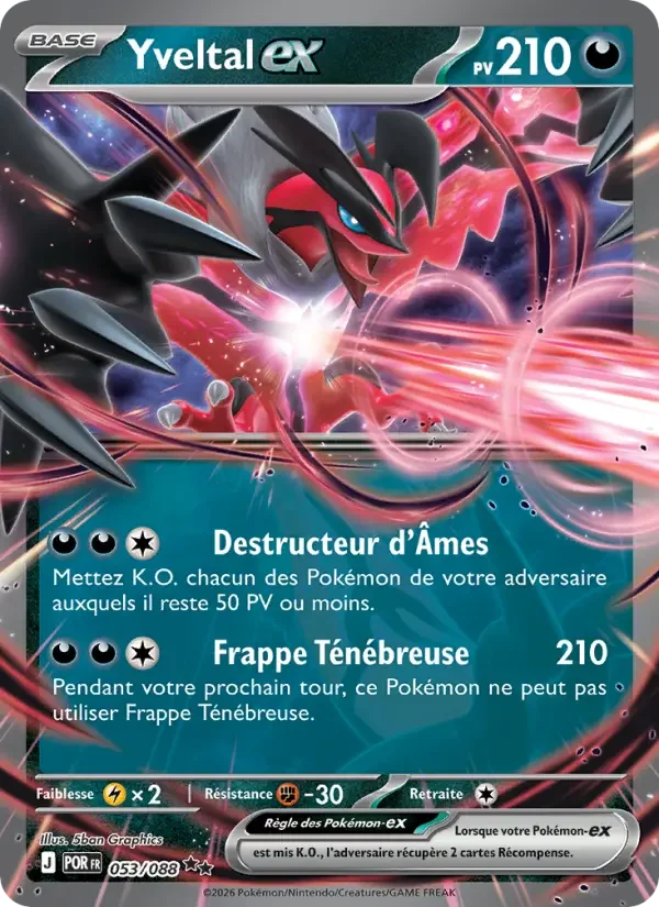 Carte Yveltal-ex