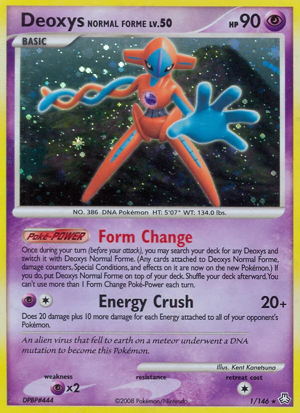 Carte Deoxys Forme Normale