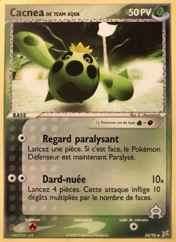 Carte Cacnea de Team Aqua