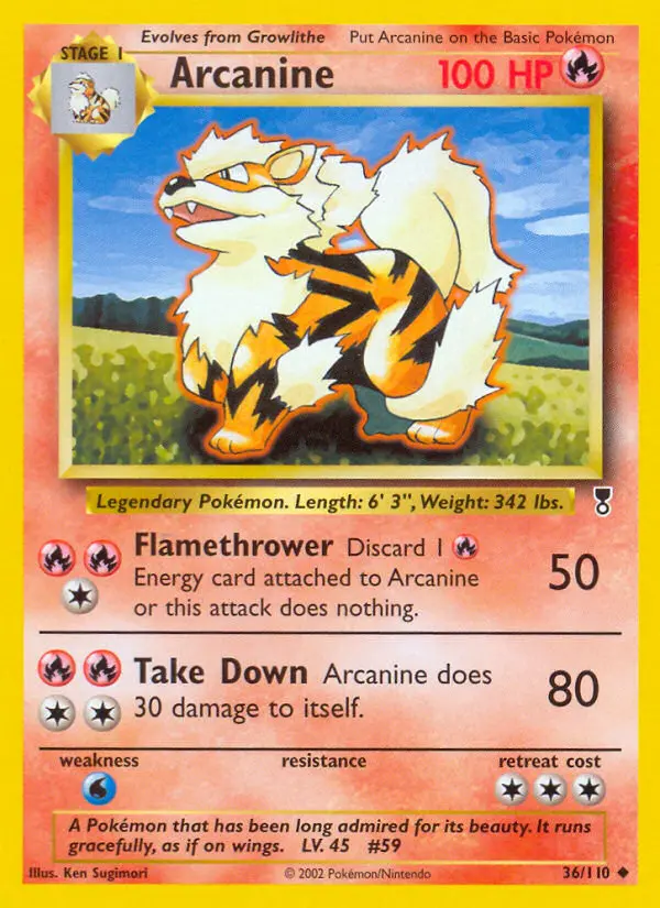 Carte Arcanine