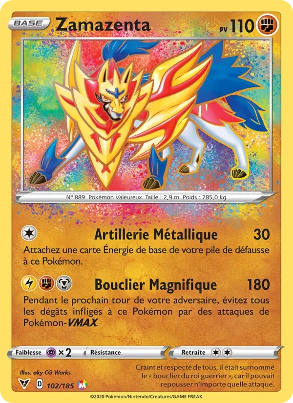 Carte Zamazenta