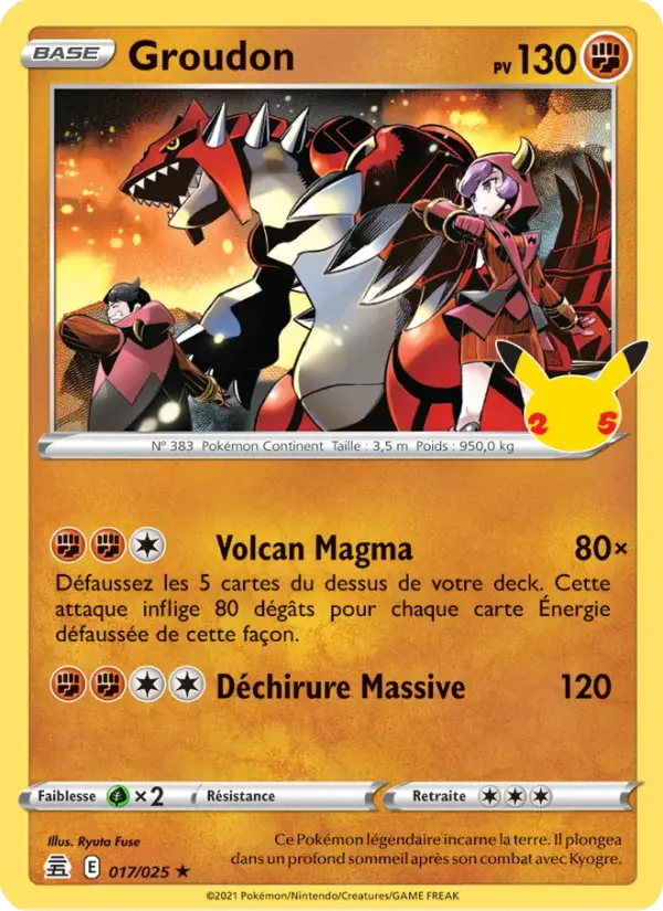 Carte Groudon