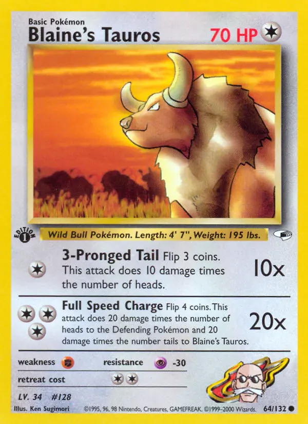 Carte Blaine's Tauros