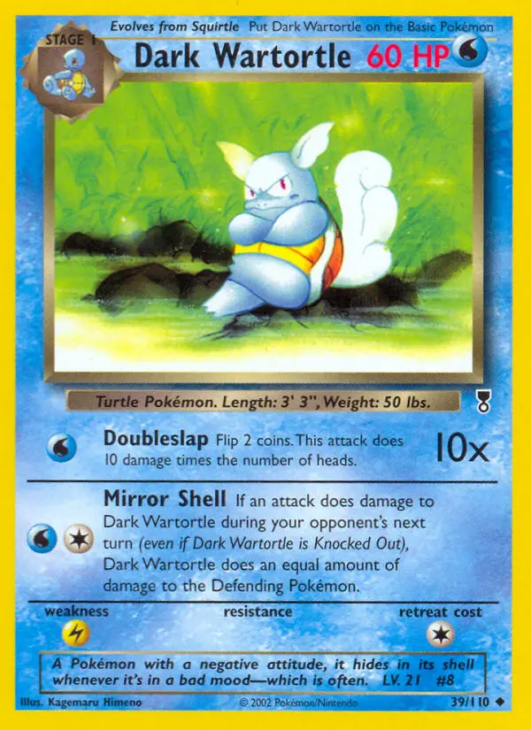 Carte Dark Wartortle