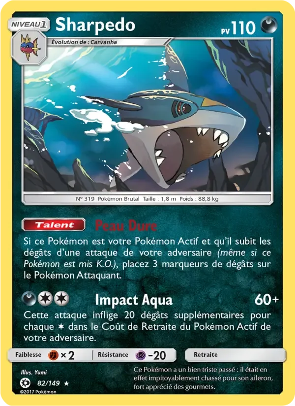 Carte Sharpedo