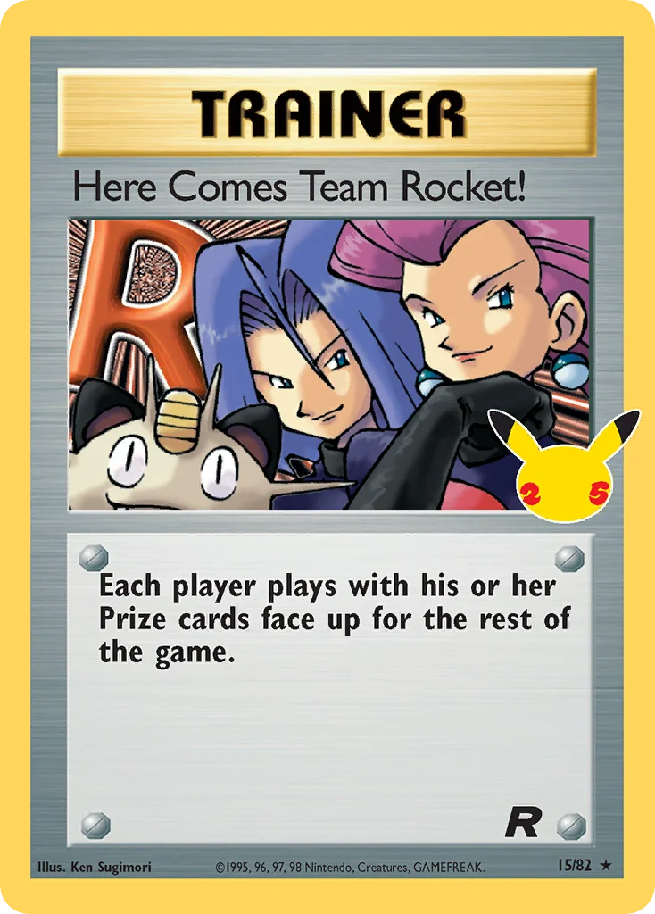 Carte Et voila les Team Rocket !