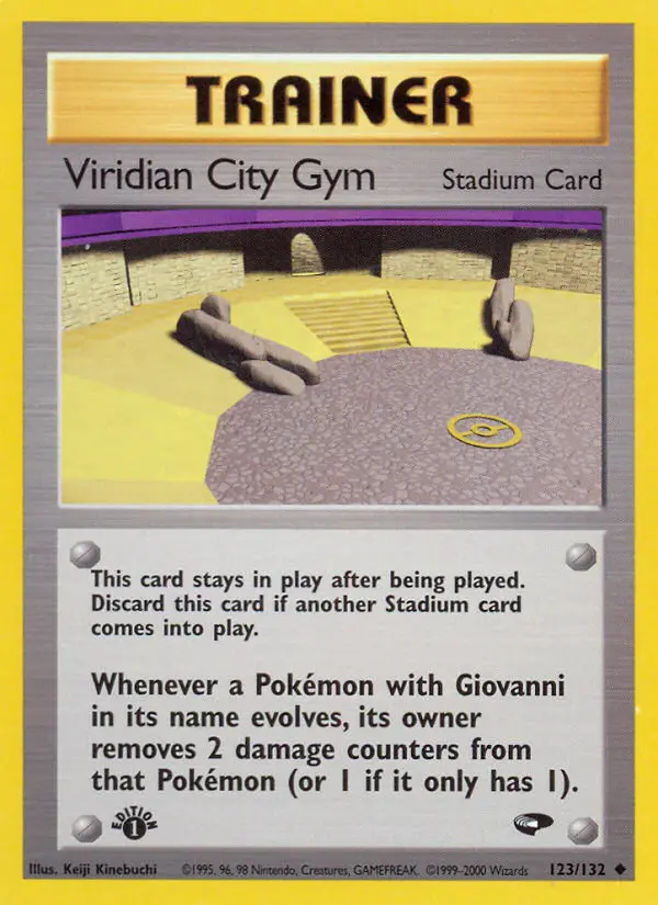 Carte Viridian City Gym