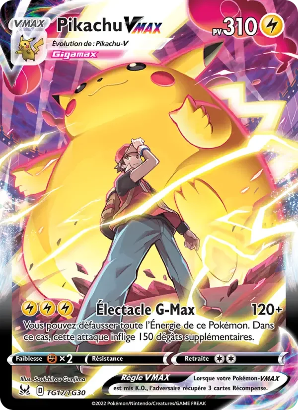 Carte Pikachu VMAX