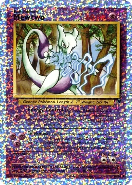 Carte Pokémon Mewtwo — Jumbo