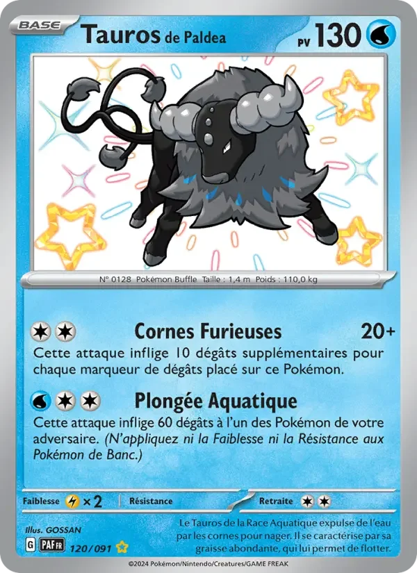 Carte Tauros de Paldea