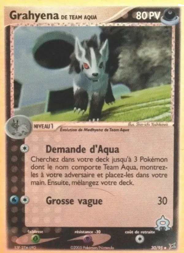 Carte Grahyena de Team Aqua