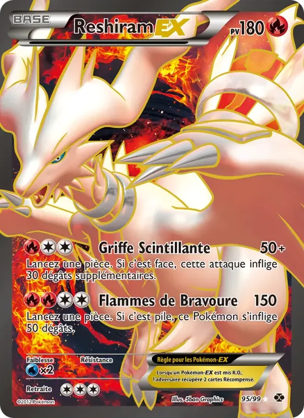 Carte Reshiram-EX