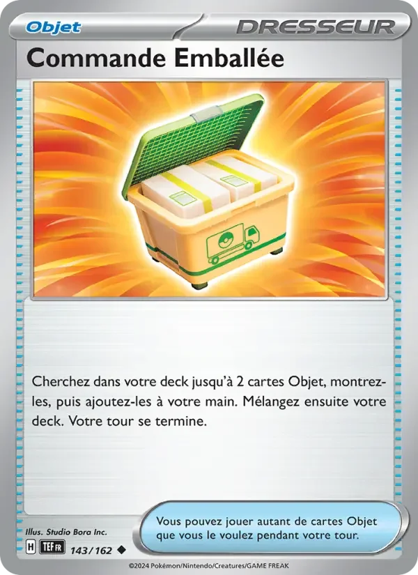 Carte Commande Emballée