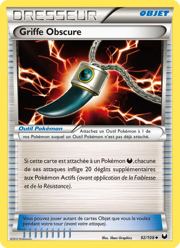 Carte Griffe Obscure