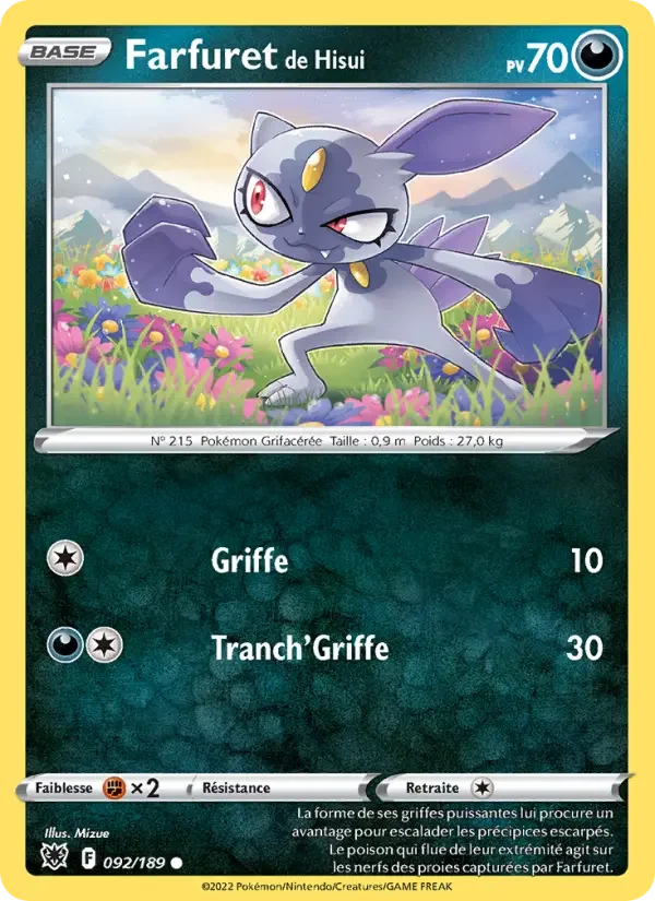 Carte Farfuret de Hisui