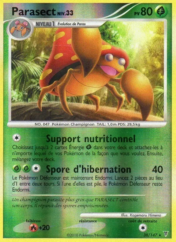 Carte Parasect