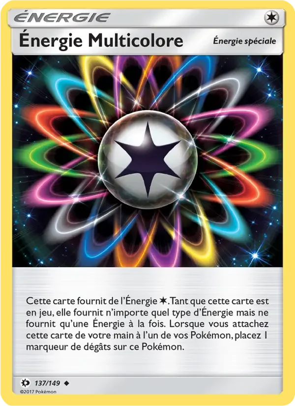 Carte Énergie Multicolore