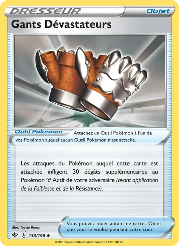 Carte Gants Dévastateurs