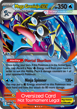 Carte Pokémon Méga-Amphinobi ex — Jumbo