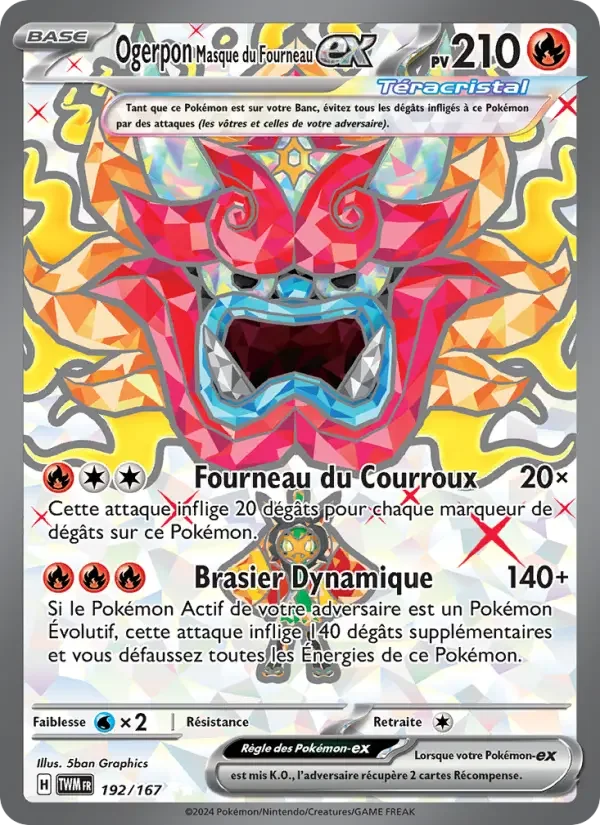 Carte Ogerpon Masque du Fourneau-ex