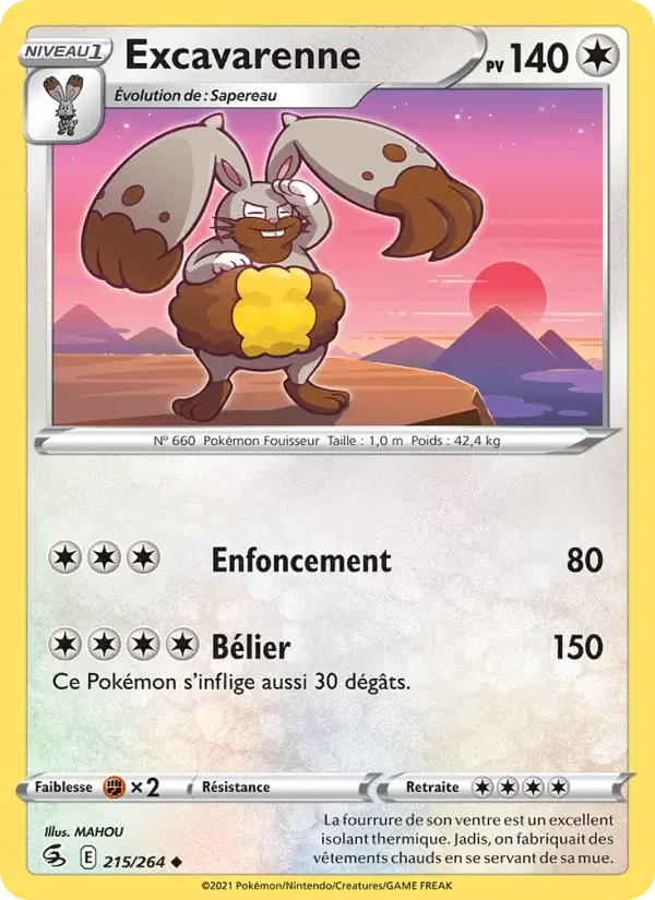 Carte Excavarenne