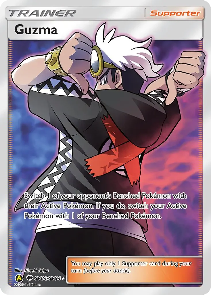 Carte Pokémon Guzma — Destinées Occultes