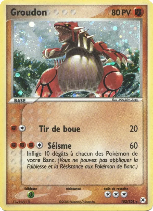 Carte Groudon