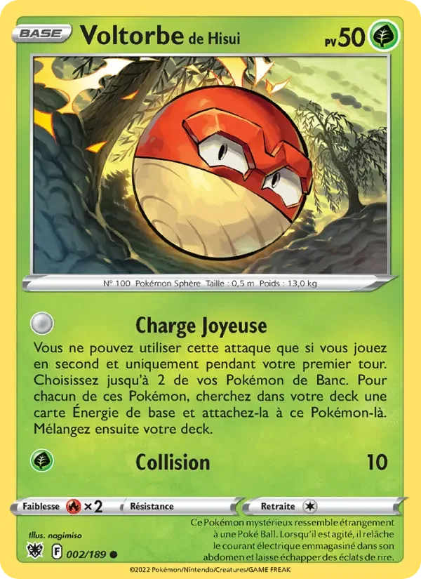 Carte Voltorbe de Hisui