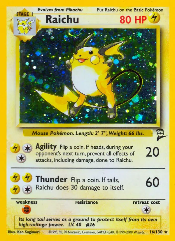 Carte Raichu