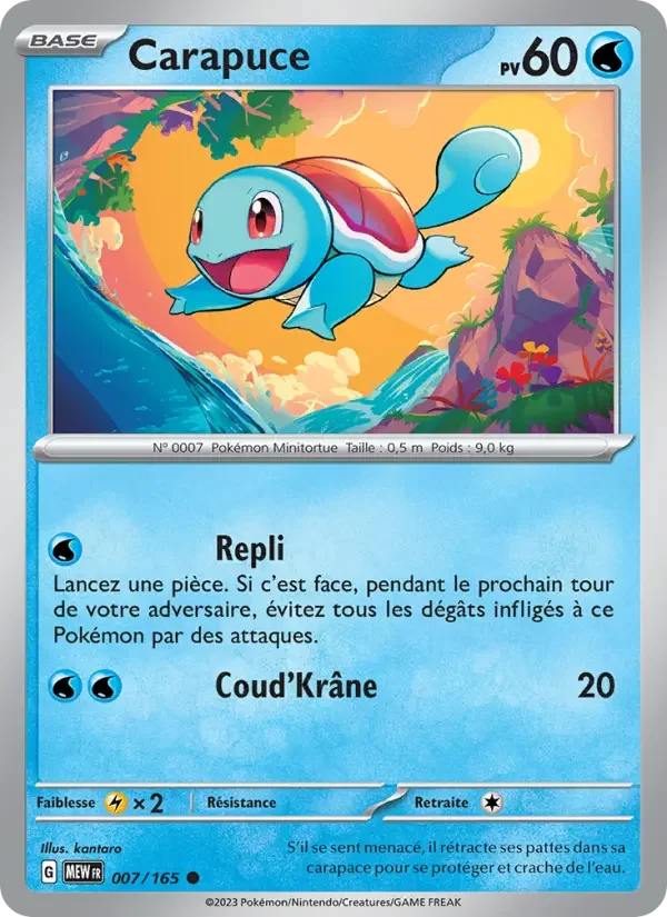Carte Carapuce